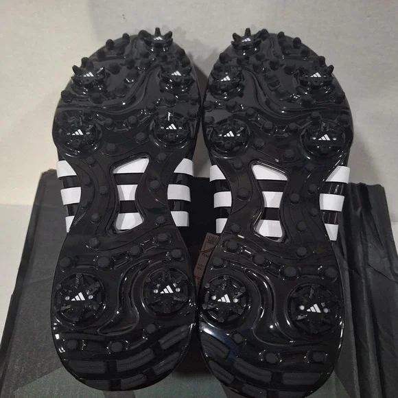 Adidas Tour360 24 IF0250 Men's‎ Golf Shoes, Black/White, Size 9W NEW